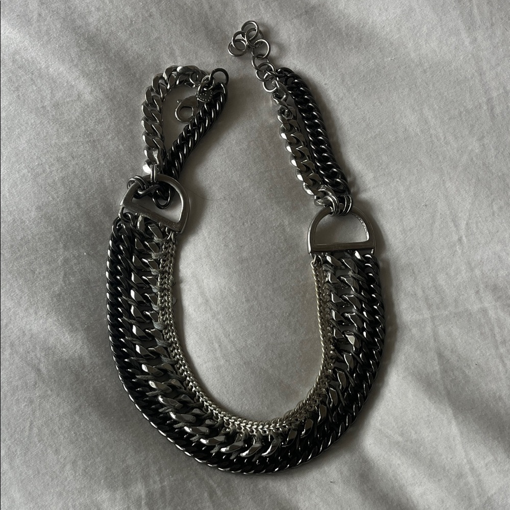 Stella & Dot Dual-Tone Chain Necklace